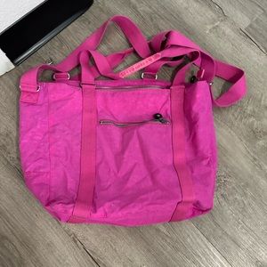 Pink Kipling tote bag!